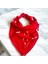 Kırmızı Renk Içerisinde Ay Yıldızlı Unisex %100 Koton Bandana 23 Nisan Bandanası 1