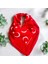 Kırmızı Renk Içerisinde Ay Yıldızlı Unisex %100 Koton Bandana 23 Nisan Bandanası 2