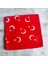 Kırmızı Renk Içerisinde Ay Yıldızlı Unisex %100 Koton Bandana 23 Nisan Bandanası 3