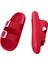 Unisex Kırmızı Çift Tokalı Medikal Hafif Eva Terlik 8