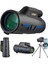 10X42 Hd Monoküler Bak4 Prizma, Fmc Kaplama, 20MM Mercek, Ipx6, Telefon Adaptörlü 10