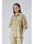 Kadın Haki Oversize Gömlek 11