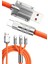 Depomix 120W 3 In 1 Uyumlu Silikon Şarj Kablosu Hızlı Şarj Kablosu 3