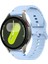 Samsung Galaxy Watch 6 44 mm Ile Uyumlu Dalgalı Dikiş Detaylı Silikon Saat Kordonu 1