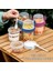 4 'lü Set Çatallı Kaşıklı Atıştırmalık Yemek Yoğurt Müsli Granola Diyet Kabı - Yemek Saklama Kabı 7167761 7