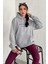 Kadın Güney Kore Şehir Baskılı Kapüşonlu Sweatshirt – Sokak & Kültürel Stil 2