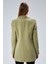 Açık Haki Oversize Dokuma Blazer Ceket 11