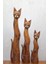 Ahşap 3'lü Kedi Seti 1 Metre Model 1 1