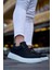 ZRN-X20 Premium Yüksek Taban Siyah Süet Günlük Erkek Sneaker 3