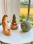 3'lü Seramik Aydede Yuvarlak Çam Ağacı Tealight Mumluk Set 1