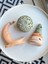 3'lü Seramik Aydede Yuvarlak Çam Ağacı Tealight Mumluk Set 2