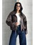 Kadın Oversize Bomber Suni Deri Ceket | Yeni Sezon Kemerli Biker Ceket 3