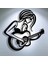 Soyut Gitarist Metal Duvar Sanatı 1