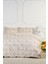 Floret Nevresim Takımı Çift Kişilik Fitted Lastikli (200x220 cm) Ekru 1