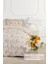 Floret Nevresim Takımı Çift Kişilik Fitted Lastikli (200x220 cm) Ekru 2