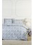 Floret Nevresim Takımı Çift Kişilik Fitted Lastikli (200x220 cm) Yeşil 1