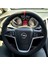 Dikişli Direksiyon Kılıfı Nubuk Deri Kırmızı Yüzük Kırmızı Dikişli Opel Insignia Astra Için 1