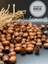 Oval Ahşap Renkli Boncuk 16X12 mm (50 Gram 64 Adet) Delik Çapı 5 mm Badem Tahta Boncuk 1