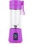 Taşınabilir El Blender 380 Ml, 6 Bıçaklı, USB Şarjlı, Renkli Mor 2