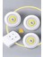 Depomix LED Lamba 3'lü Uzaktan Kumandalı Yapışlı Beyaz Işık 3