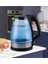 Şeffaf Cam Kettle 1,7 Litre, Beyaz, Şık ve Kullanışlı Elektrikli Su Isıtıcı 1