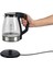 Şeffaf Cam Kettle 1,7 Litre, Beyaz, Şık ve Kullanışlı Elektrikli Su Isıtıcı 3