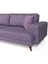 Bisno Yataklı Kanepe Keten Mor 5