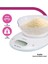 Geniş LED Ekranlı Dokunmatik Dijital Mutfak Tartısı 1g-7kg Beyaz 1