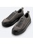 Erkek Antrasit %100 Deri Esnek Taban Hafif Casual Ayakkabı A52Y8023 2