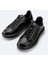 Erkek Siyah %100 Deri Esnek Taban Hafif Casual Ayakkabı A52Y8017 2