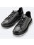 Erkek Antrasit %100 Deri Esnek Taban Hafif Casual Ayakkabı A52Y8017 2