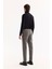 Erkek Gri Klasik Bel Pamuklu Eskitme Yıkamalı Madrid Comfort Slim Fit Jean Pantolon A52Y3516 6