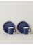 4'lü 2 Kişilik Bone China Kahve Fincan Takımı, 80 Ml, Lacivert 2