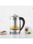 3'ü 1 Arada LED Işıklı Cam Kettle, Bitki Çayı ve Su Isıtıcısı, Geniş Hacimli Inox 5