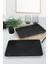 Mat Siyah Siera Kayık Tabak 31X21 cm Seti, Şık ve Kullanışlı Sofra Aksesuarı 1