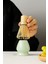 Yeşil Seramik Matcha Çayı Fırçası ve Tutucu, Doğal Bambu Tasarımı, Köpürtücü Set 4