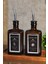 Ahşap Standlı Zeytinyağı ve Sirke Şişesi Seti, Şık ve Kullanışlı Tasarım 1