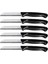 6'lı Simli Delikli Meyve Bıçak Seti Siyah 1