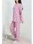 Çilek Desenli Pembe Pijama Takımı 1