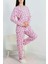 Çilek Desenli Pembe Pijama Takımı 3