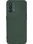 Oppo A74 4g Kılıf Nano Içi Kadife Silikon - Koyu Yeşil 1