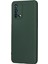 Oppo A74 4g Kılıf Nano Içi Kadife Silikon - Koyu Yeşil 3