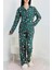 Yılbaşı Süet Düğmeli Pijama Takımı 1