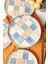 Çok Renkli Etnik Hitit Pasta Tabağı 20 cm 4'lü Set 5