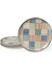 Çok Renkli Etnik Hitit Pasta Tabağı 20 cm 4'lü Set 6