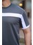 Erkek Şerit Detaylı Kısa Kollu T-Shirt 3