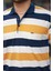 Erkek Yakalı Çok Renkli Kısa Kollu T-Shirt 3