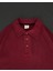 Yakalı Patlı Kısa Kol T-Shirt - Bordo 4