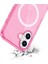 Apple iPhone 16 Star Magsafe Kapak - Pembe 3