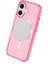 Apple iPhone 16 Star Magsafe Kapak - Pembe 4